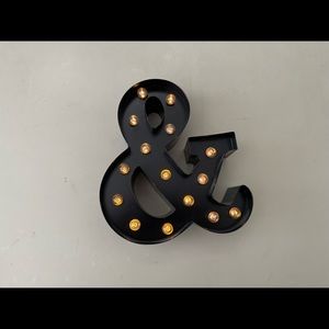Ampersand Lighted Marquee